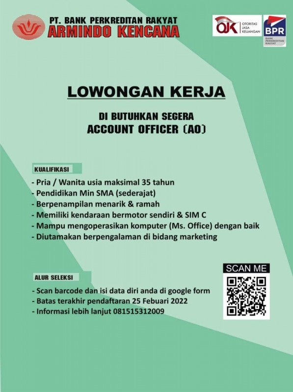 Lowongan Pekerjaan AO